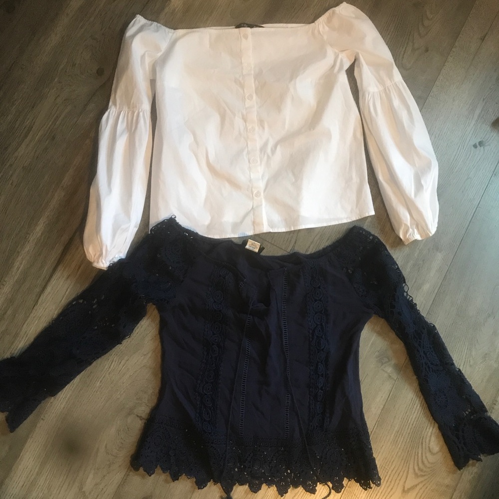 NWT off the shoulder shifts
